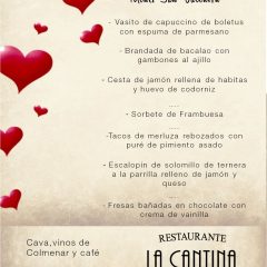 Menú Especial San Valentín 2018