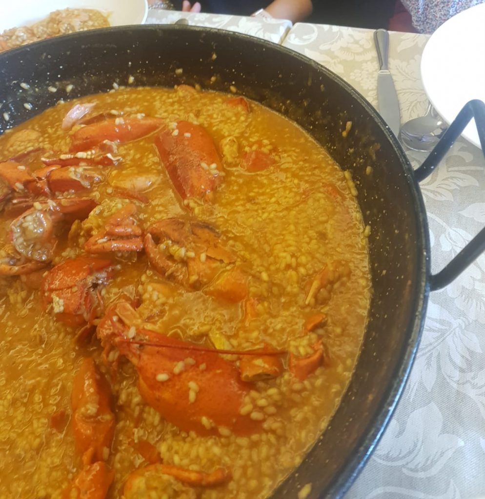 Arroz con bogavante